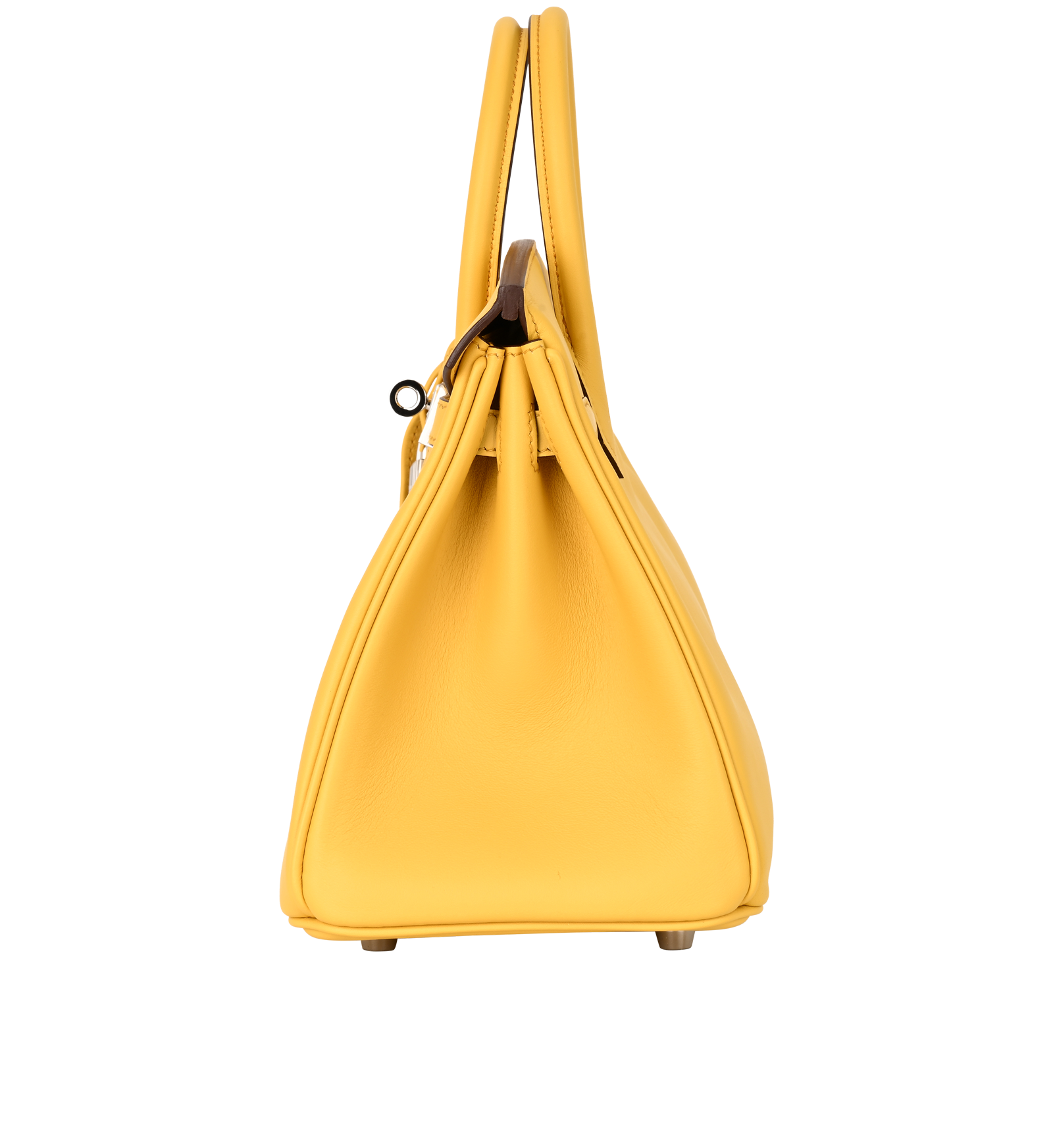 Birkin 25 In Swift Sun, &pound;16,000, Handbags, Yellow, Leather, Bottom view
